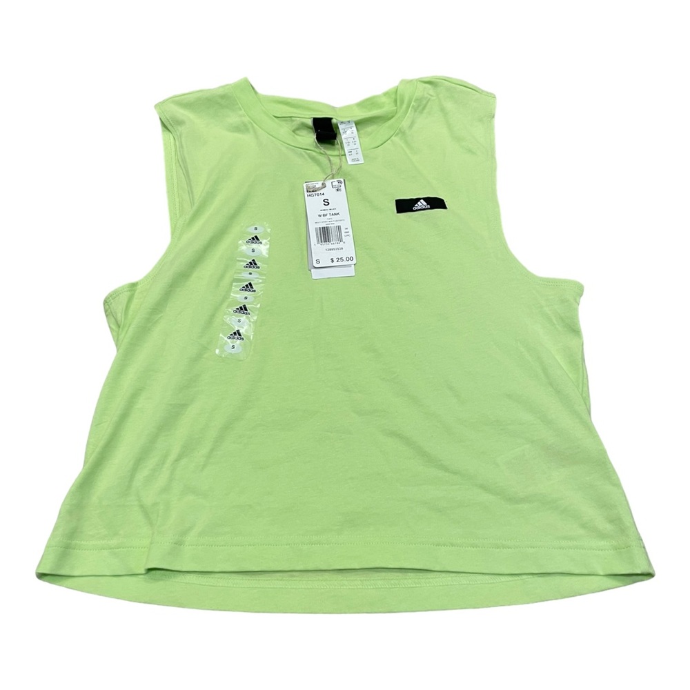Adidas Women’s Boyfriend Tank - S - Lime Green